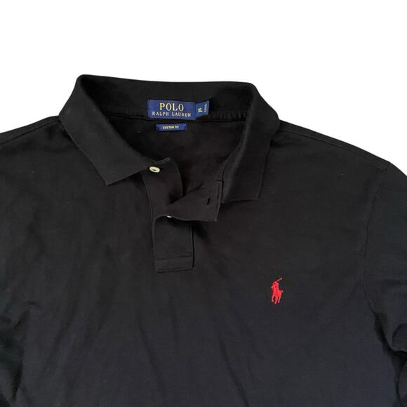 Polo Ralph Lauren Classic Fit Long Sleeve Terry Cotton Polo Shirt - XL - Picture 2 of 3